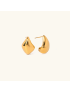 Miro Gold Dome Earrings