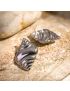 Lyra Silver Shell Earrings