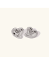Radiant Heart Gold Earrings