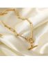 Joyce - Bold Toggle Clasp Gold Necklace