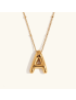 Airy Letter - Gold Initial Necklace