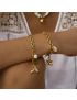 Nautica Charm Pearl Bracelet