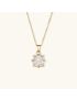 Celeste Gold Princess Cut Necklace