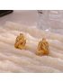 Twine Knot Gold Earrings