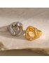Paige Abstract Gold Ring