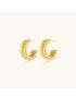 Twisted Luxe - Gold Rope Earrings