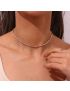 Eternal Radiance - Gold Tennis Necklace