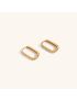 Maya Rectangle Hoop Earrings