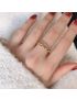Elora Double Band Gold Ring