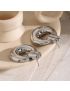 Celeste Silver Loop Earrings