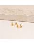 Mila Heart - Gold Stud Earrings
