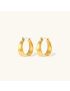 Soleil Hoop Earrings