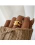 Zele Dual-Tone Band Ring
