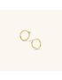 Celestial Circle Gold Earrings