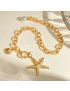 Nautilus Freshwater Pearl Charm Bracelet