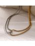 Liora Two-Tone Twist Necklace
