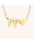 Heartfelt Initial - Gold Letter Necklace