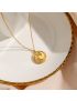 Tidal Gold Wave Pendant