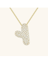 Radiant Initial Pendant Necklace