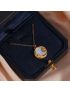 Solara Moon & Sun Gold Pendant