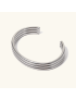 Elara Triple Gold Cuff Bracelet