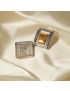 Bianca Two-Tone Stud Earrings