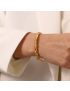 Orla Pearl & Diamond Gold Bangle