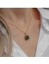 Celeste Gold Princess Cut Necklace