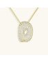 Radiant Initial Pendant Necklace