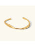 Polished Gold Open Cuff
