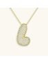 Radiant Initial Pendant Necklace