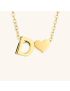 Heartfelt Initial - Gold Letter Necklace