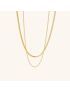Serena Layers - Dual Gold Chain Necklace