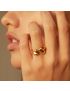Aurelia - Gold-Plated Heart Ring