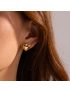 Amara Heart Stud Earrings