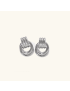 Luna Interlinked Hoop Earrings