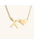 Heartfelt Initial - Gold Letter Necklace
