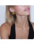 Ribbed Bold Hoops