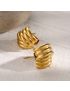 Serena Spiral Hoop Earrings