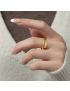 Celeste Gem - Open-Band Gold Ring