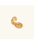 Luna Lace - Gold Hoop Earrings