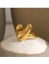 Aura Flow - Sculpted Gold Ring