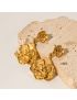 Fleur Gold Drop Earrings