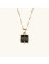 Celeste Gold Princess Cut Necklace