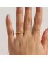 Zennie Beaded Gold Ring
