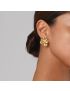 Flora Bloom - Floral Gold Stud Earrings