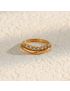 Stella Spark - Diamond Simulant Gold Ring