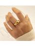 Aurora Gold Dome Ring