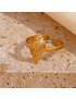 Mira Gold Wave Ring