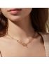Joyce - Bold Toggle Clasp Gold Necklace